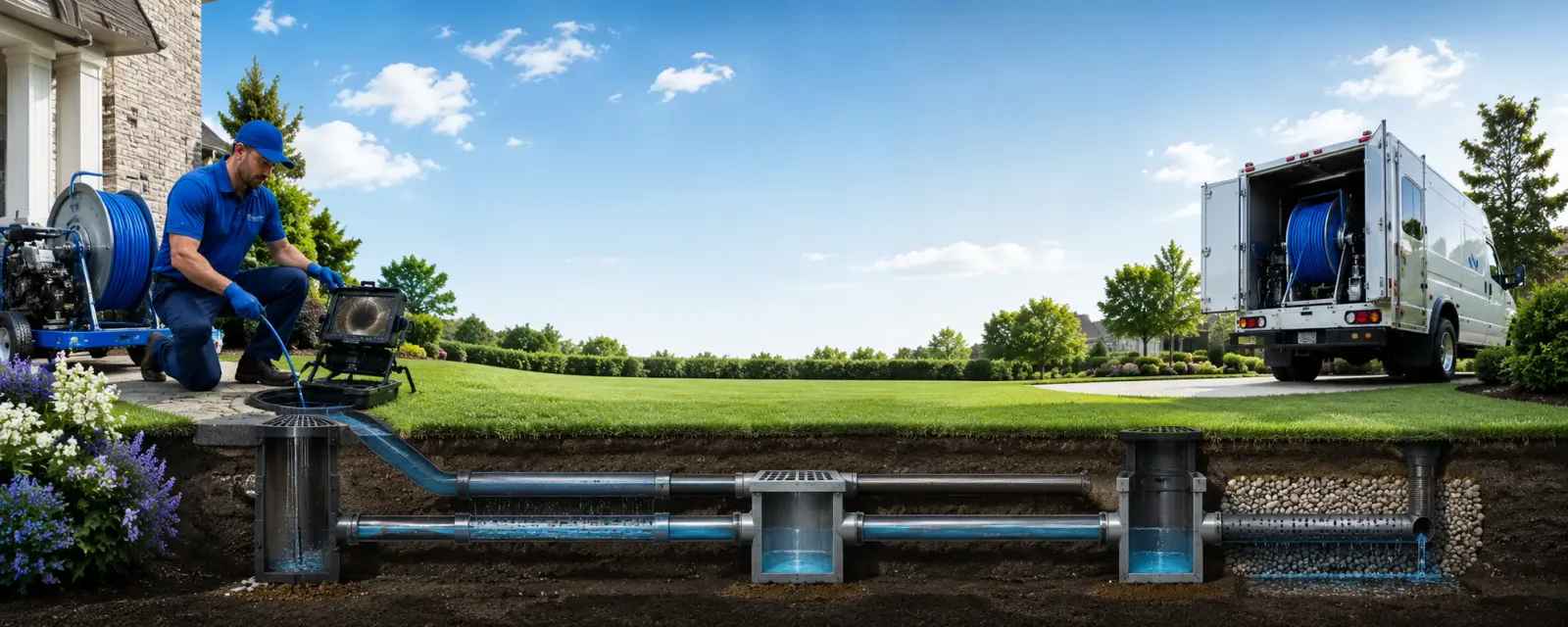 Outdoor drain cleaning information for Loma, MT